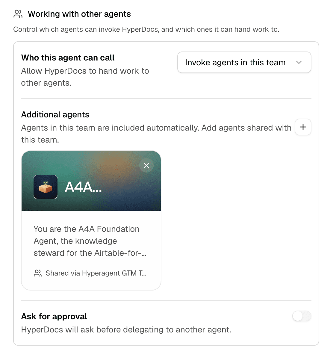 Agent Autonomy settings with approval controls for interactive and unattended work.