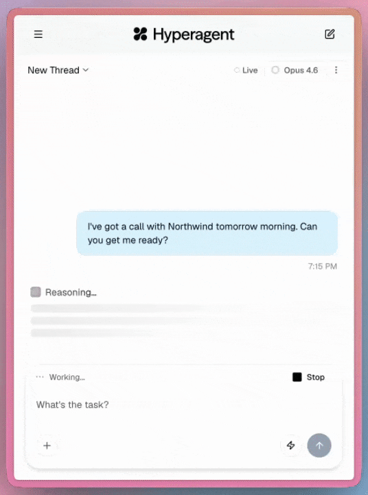 Thread Context Flow